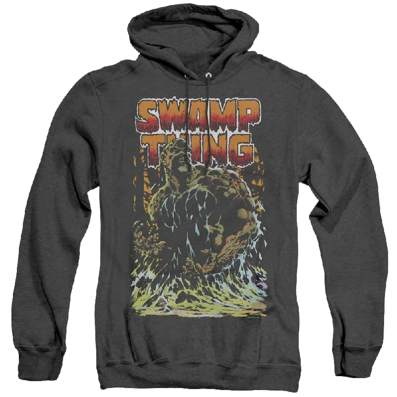 Super Sale casual fit hoodieMore Dc Characters Swamp Thing - Heather Pullover Hoodie Super Sale casual fit hoodieMore Dc Characters Swamp Thing - Heather Pullover Hoodie