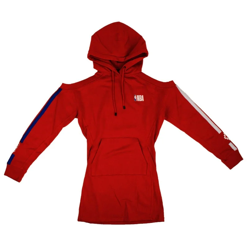 Take Advantage denim dressRed Hooded Short Dress