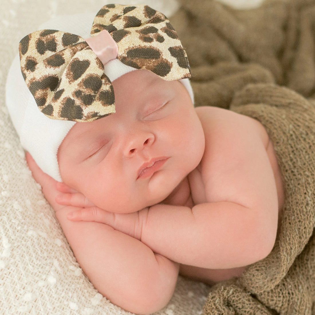 Factory Direct Sale casual summer dressIlyBean Luxe Leopard Bow Hat