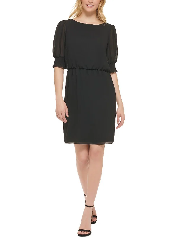 Act Fast satin midi dressPetites Womens Blouson M Midi Dress
