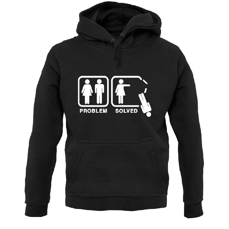 Savings Spectacular Problem Solved No Man Unisex Hoodie