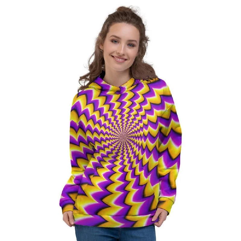 Midnight Madness Abstract Optical illusion Women's Hoodie