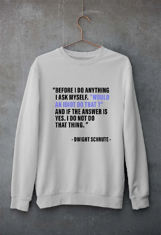 Mega Sale urban activewear hoodieDwight Schrute Unisex Sweatshirt for Men/Women