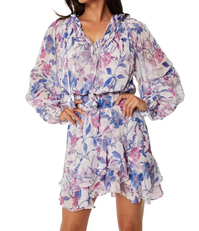 Exclusive Offers flowy dressAlmaha Dress In Amethyst Floral