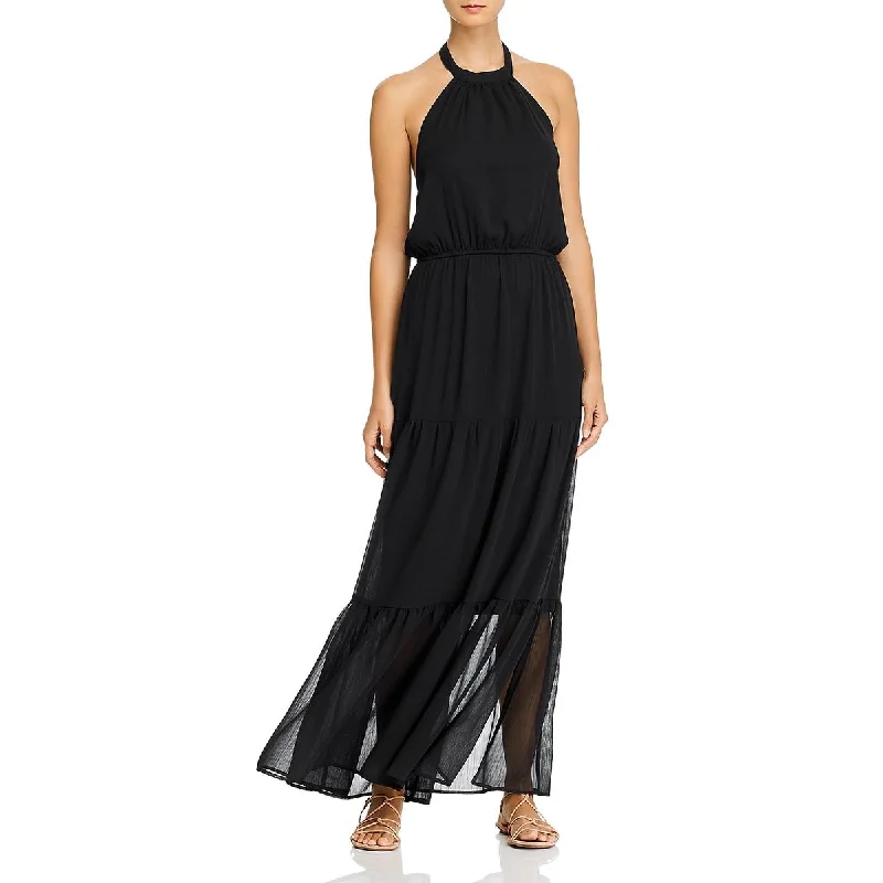 Hot Deal party dressAqua Womens T  Halter Dress