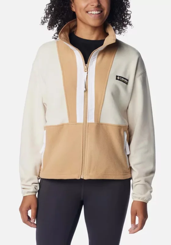 Super Deal retro hoodieColumbia Womens Back Bowl™ Colour Block Fleece, Beige