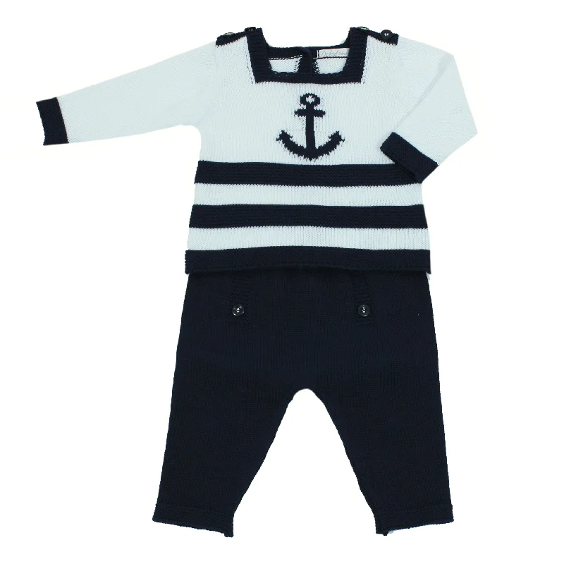 The Best Prices casual slip dressNautical Two Piece Knit