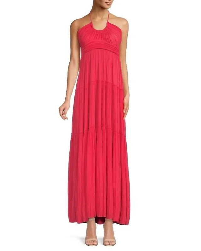 Today’s Special velvet dressCecilia Dress In Red