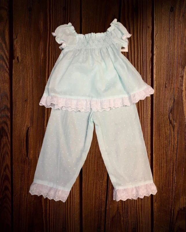 Price Break one-shoulder dressInfant Mint Two Piece Pajama