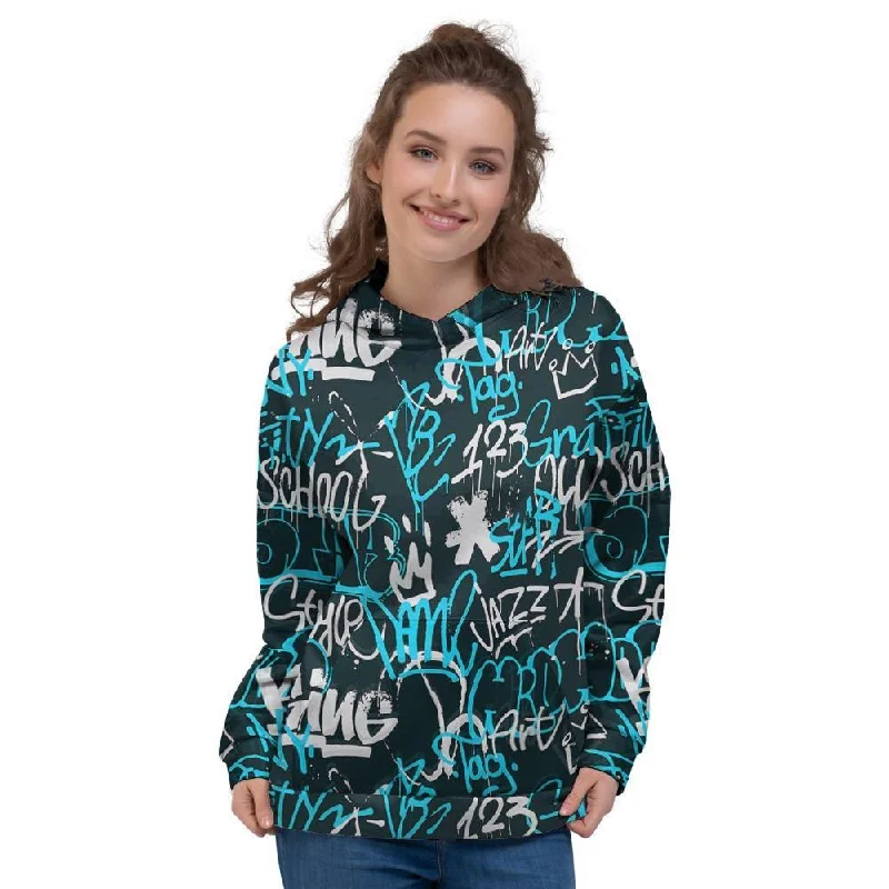 Price Cut Hiphop Airbrush Print Women's Hoodie