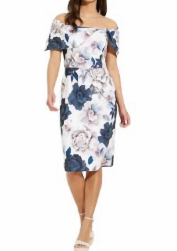 Special Discount romantic dressFloral Off The Shoulder Dress