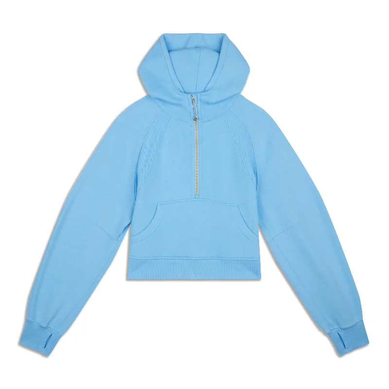 Savings Bonanza Scuba Oversized Half-Zip Hoodie - Resale