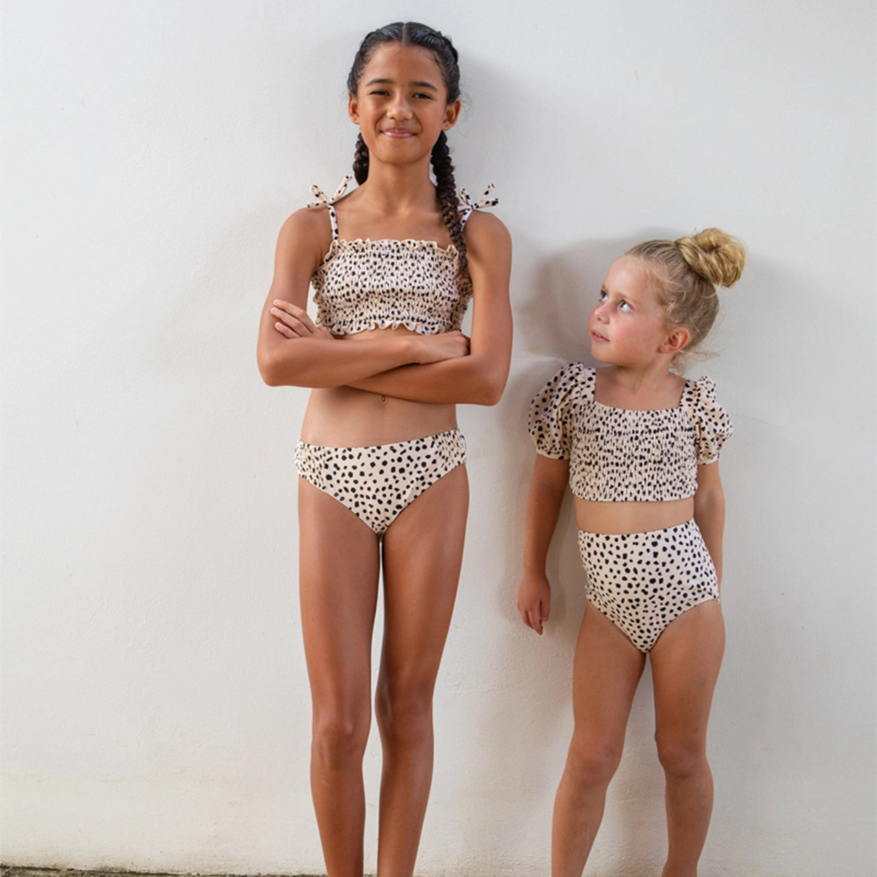 Instant Savings party dressSmocked Leopard Bikini
