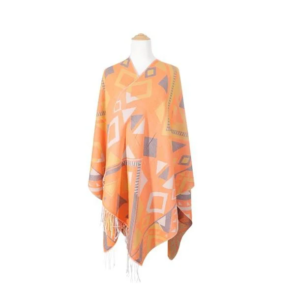 Season Finale Sale fashionable windbreakerTribal Print Poncho