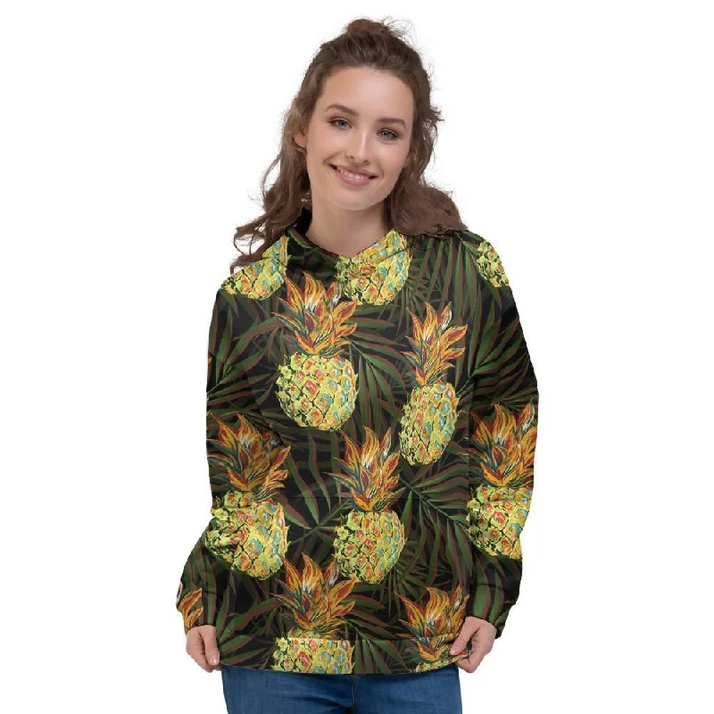 Today Only Hawaiian Golden Pineapple Edm Print Women's Hoodie