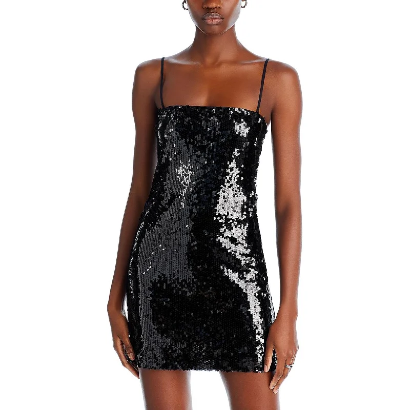 Hot Deal satin dressWAYF Womens Twilight Sequin Mini Cocktail And Party Dress