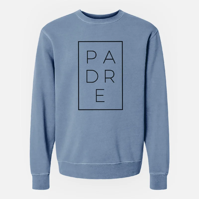 Quick Sale trendy sports sweatshirtPadre Boxed - Unisex Pigment Dyed Crew Sweatshirt
