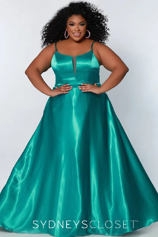 Lowest Price ruffle dressSydneys Closet SC7338 Size 16 Green Long A Line Plus Size Formal Prom Dress V Neck Gown Lowest Price ruffle dressSydneys Closet SC7338 Size 16 Green Long A Line Plus Size Formal Prom Dress V Neck Gown