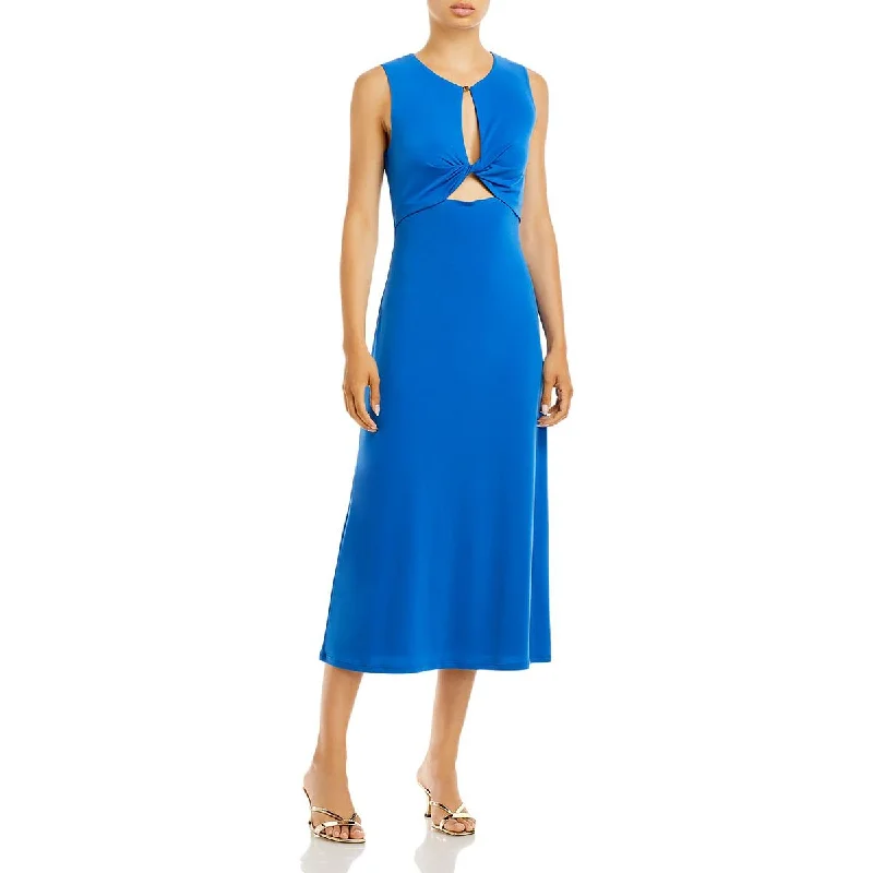 Bargain Prices romantic dressBCBGMAXAZRIA Womens Cut-Out Long Midi Dress