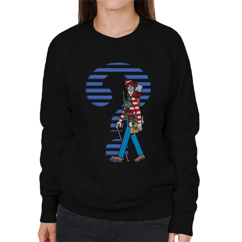 Special Offer performance workout sweatshirtWhere's Wally Question Mark Women's Sweatshirt