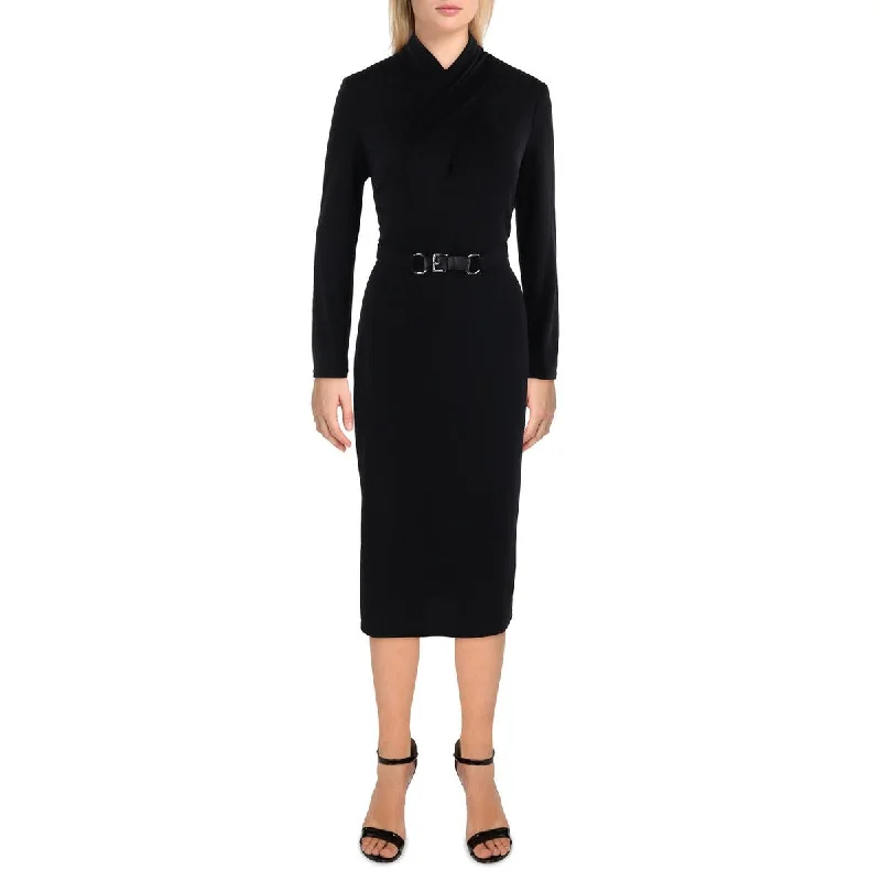 YEAR-End Sale casual evening dressLauren Ralph Lauren Womens Criss-Cross Front Midi Bodycon Dress YEAR-End Sale casual evening dressLauren Ralph Lauren Womens Criss-Cross Front Midi Bodycon Dress