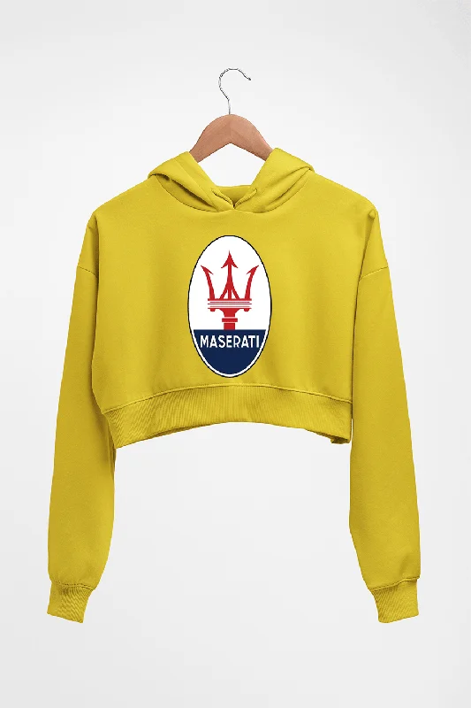Fantastic Offers soft hoodieMaserati Crop HOODIE FOR WOMEN