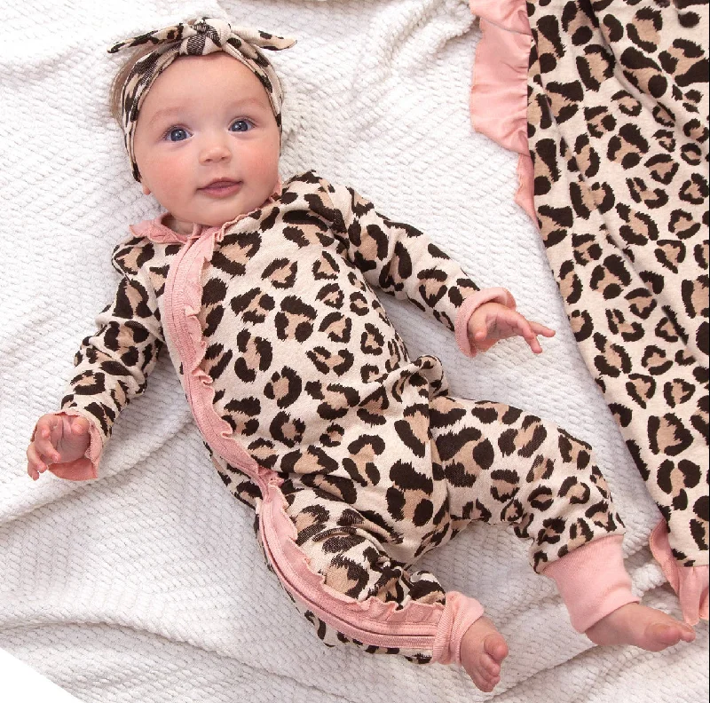 Today’s Deal trendy wrap dressLeopard Ruffle Romper