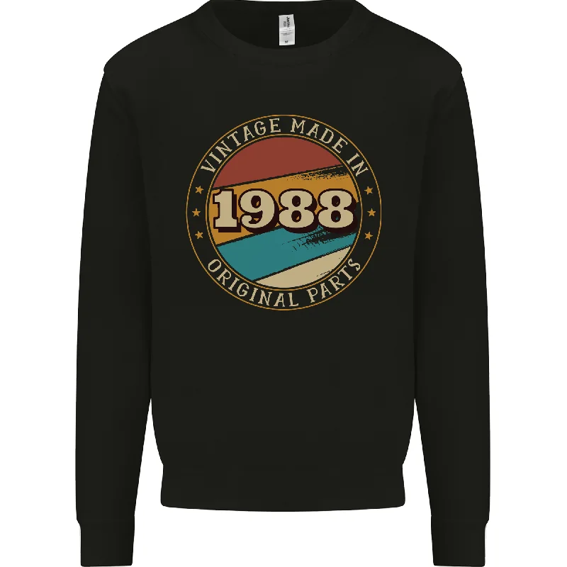 Big Savings urban workout sweatshirt36th Birthday  Vintage Made In 1988 Mens Sweatshirt Jumper