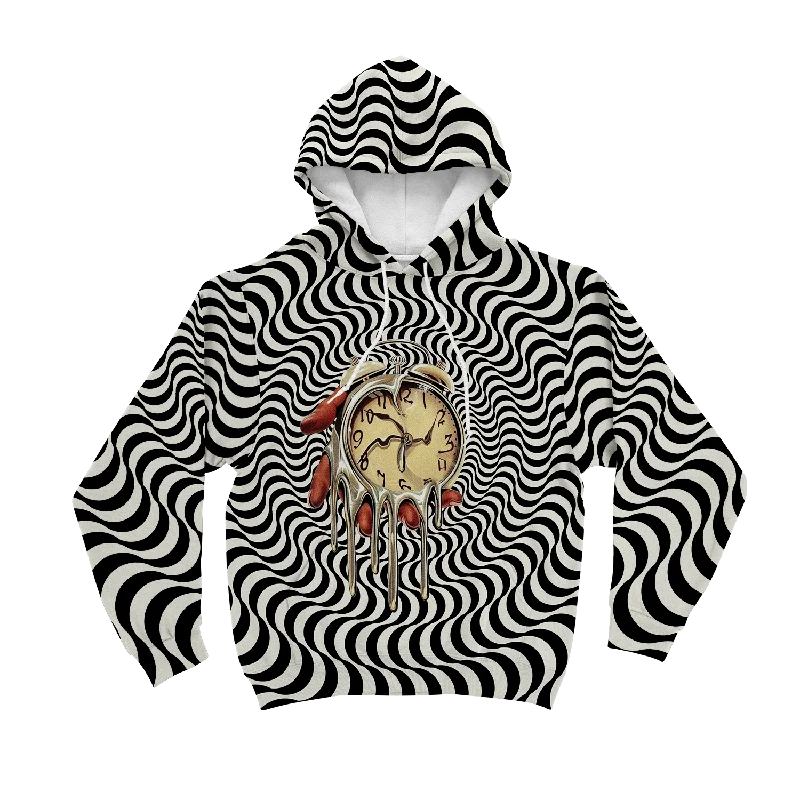 Friends and Family Sale Time Is An Illusion All Over Print Unisex Hoodie