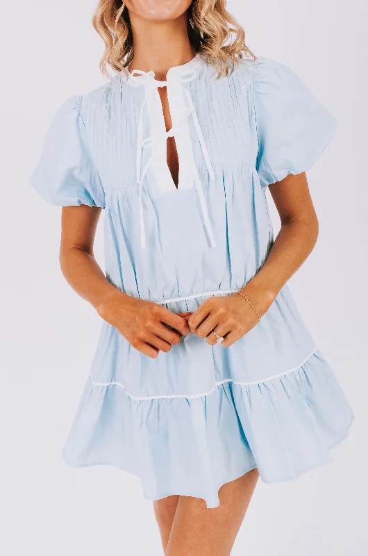 Bargain Blast ruffle dressThe Bluebird Dress