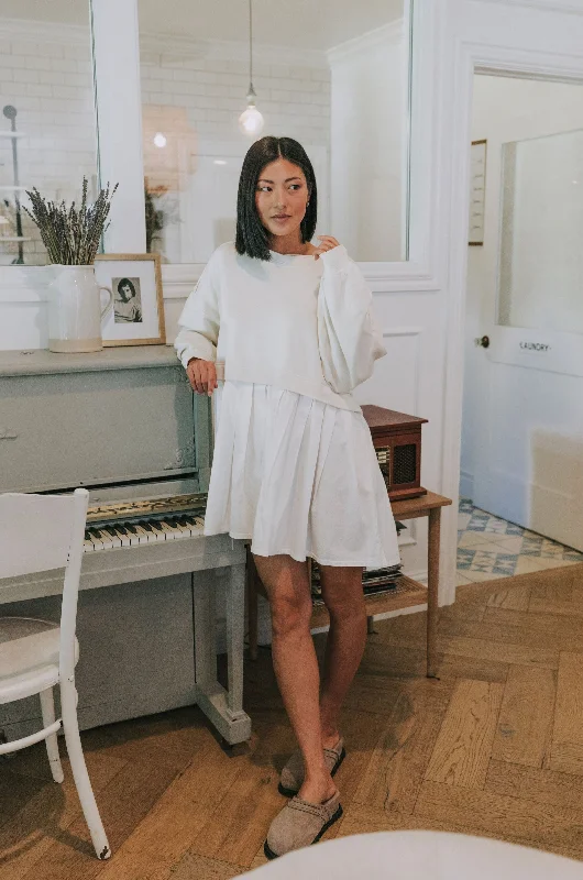 Take Advantage high-waisted dressFREE PEOPLE - Eleanor Sweatshirt