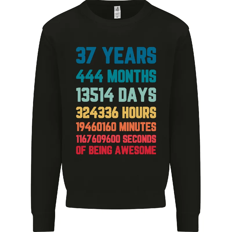 Stock Up and Save workout-ready hoodie37th Birthday 37 Year Old Men's Sweatshirt - Premium Comfort and Style