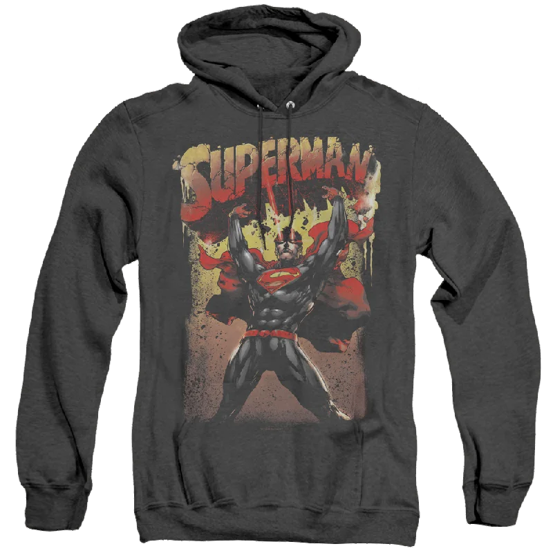 Price Break casual hoodie for fallSuperman Lift Up - Heather Pullover Hoodie