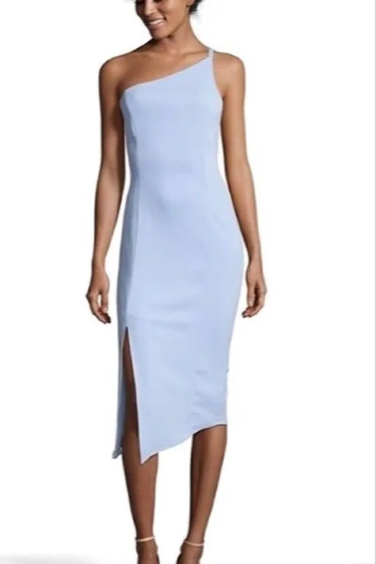 Price Reduction classic fit-and-flare dressOne Shoulder Asymmetrical Dress In Tiffany Blue Price Reduction classic fit-and-flare dressOne Shoulder Asymmetrical Dress In Tiffany Blue