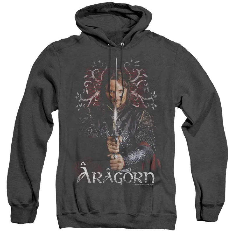 Crazy Deals trendy hooded sweatshirtLord Of The Rings Trilogy, The Aragorn - Heather Pullover Hoodie