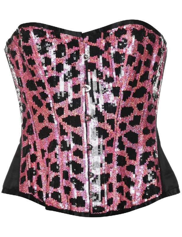 Factory Direct Sale urban bomber jacketPink Corset - S