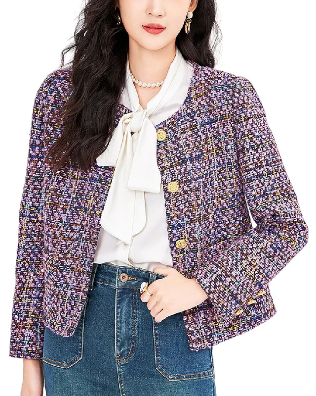 Super Deal stylish zip jacketWlzd Wool-Blend Blazer