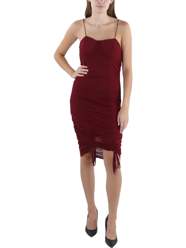 Discount Extravaganza romantic dressWomens Mesh Bustier Sheath Dress