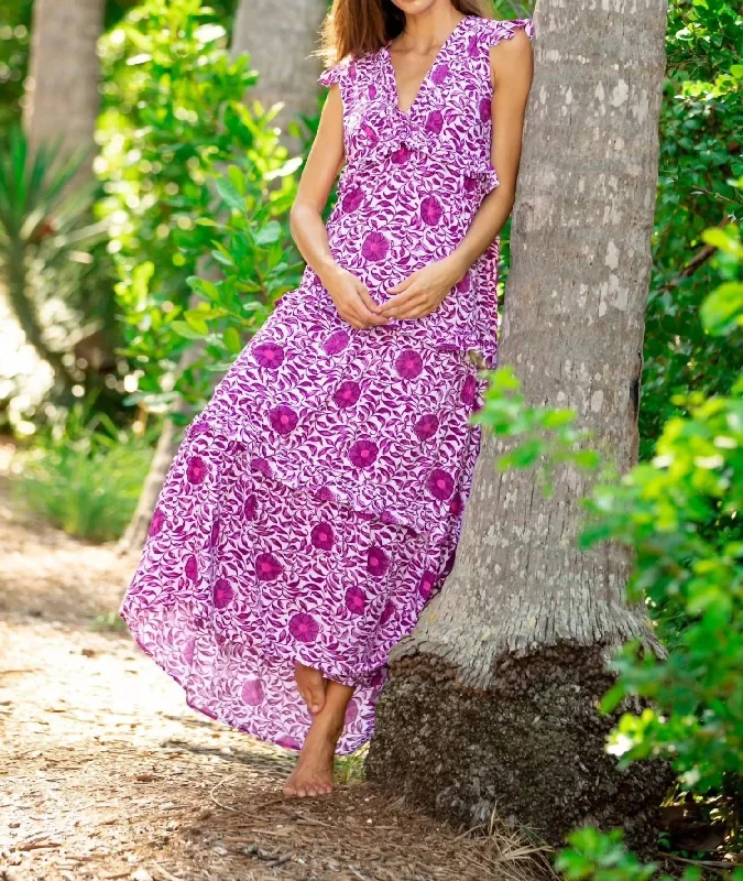 Today's Special floral dressKassandra Maxi In Violet