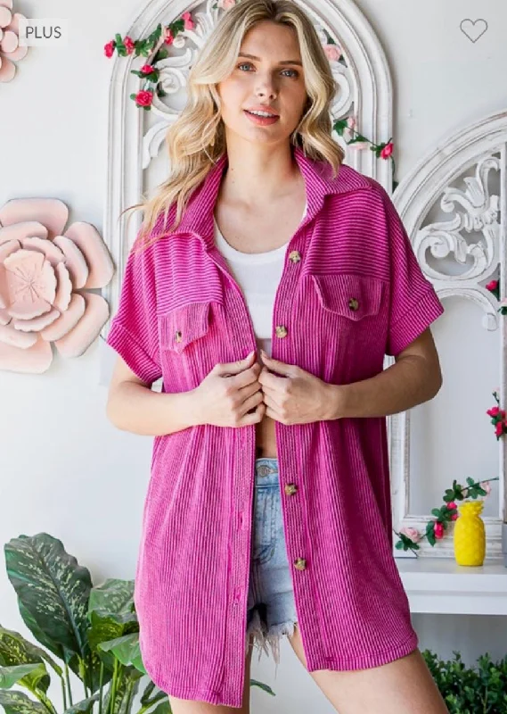 Blowout Sale romantic dress65 SSS-S {New Attraction} Pink Ribbed Tunic PLUS SIZE 1X 2X 3X Blowout Sale romantic dress65 SSS-S {New Attraction} Pink Ribbed Tunic PLUS SIZE 1X 2X 3X