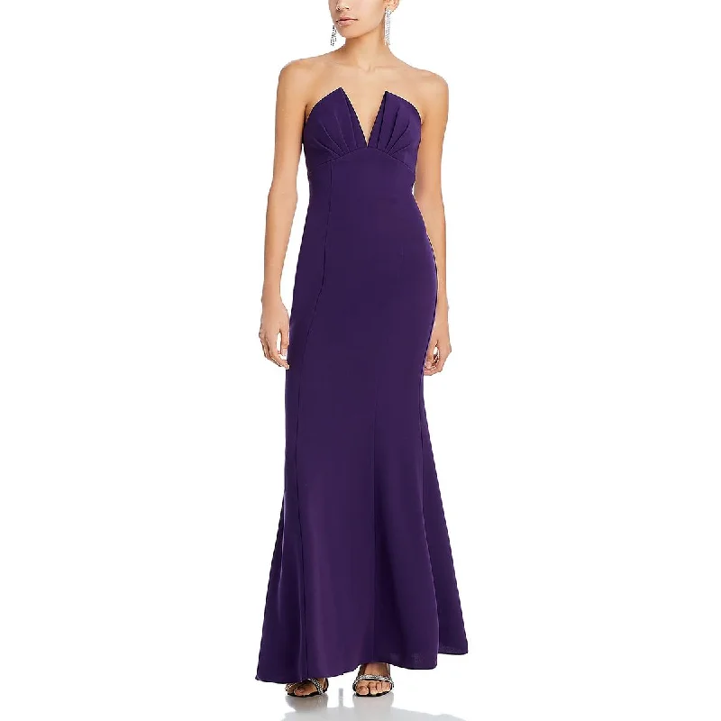 Super Deal party-ready dressLiv Foster Womens Pleated Strapless Evening Dress