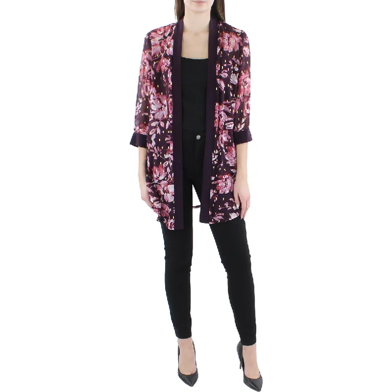 Unbeatable Prices fashionable windbreakerWomens Chiffon Sheer Duster Blazer