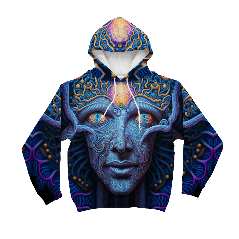 Great Bargains Psi~ Face All Over Print Unisex Hoodie