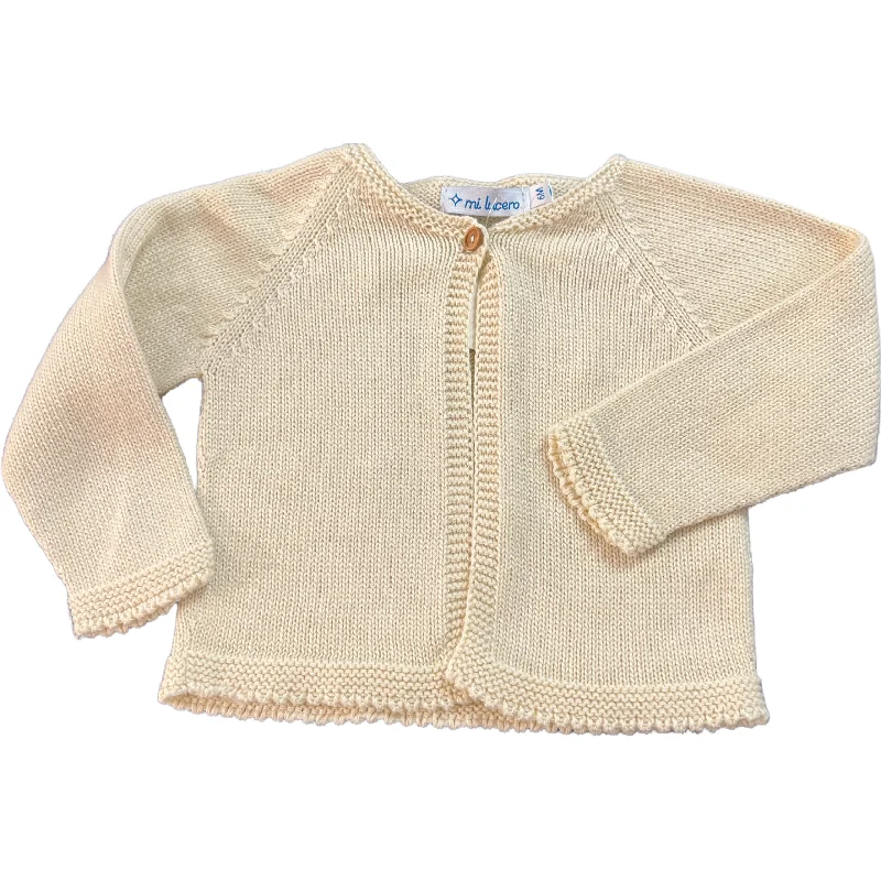 Extra Discounts stylish dressCream Knit Cardigan
