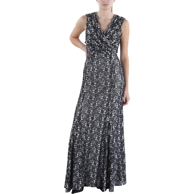 Price Blitz casual slip dressTahari ASL Womens Lace Floral Evening Dress