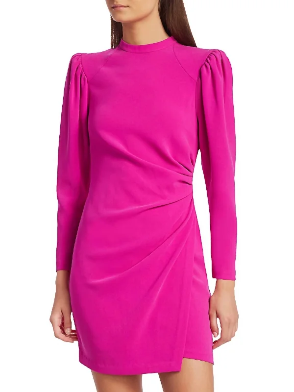 Special Price sleek midi dressJane Dress In Shocking Pink