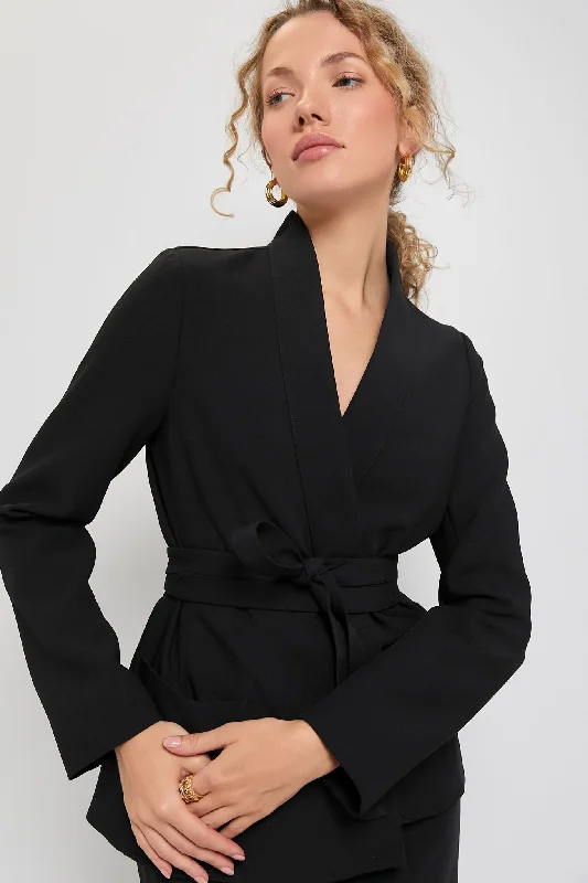 Reduced Prices comfortable zip jacketBlack Gracie Wrap Blazer
