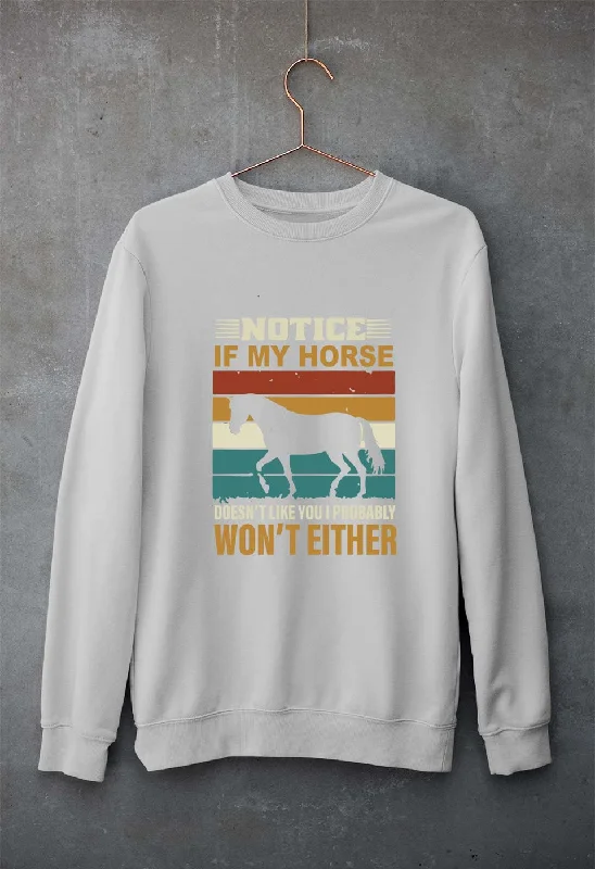 Massive Deals slim fit workout hoodieHorse Unisex Sweatshirt for Men/Women