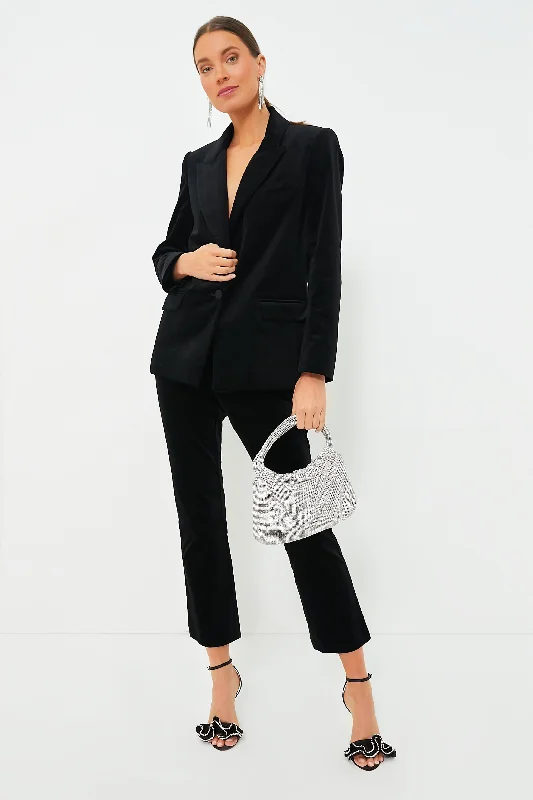 The Best Prices casual leather jacketBlack Velvet Windsor Blazer
