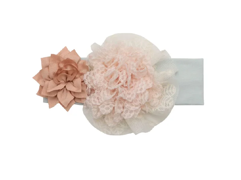 Great Bargains v-neck dressHaute Baby Fresh Powder Headband